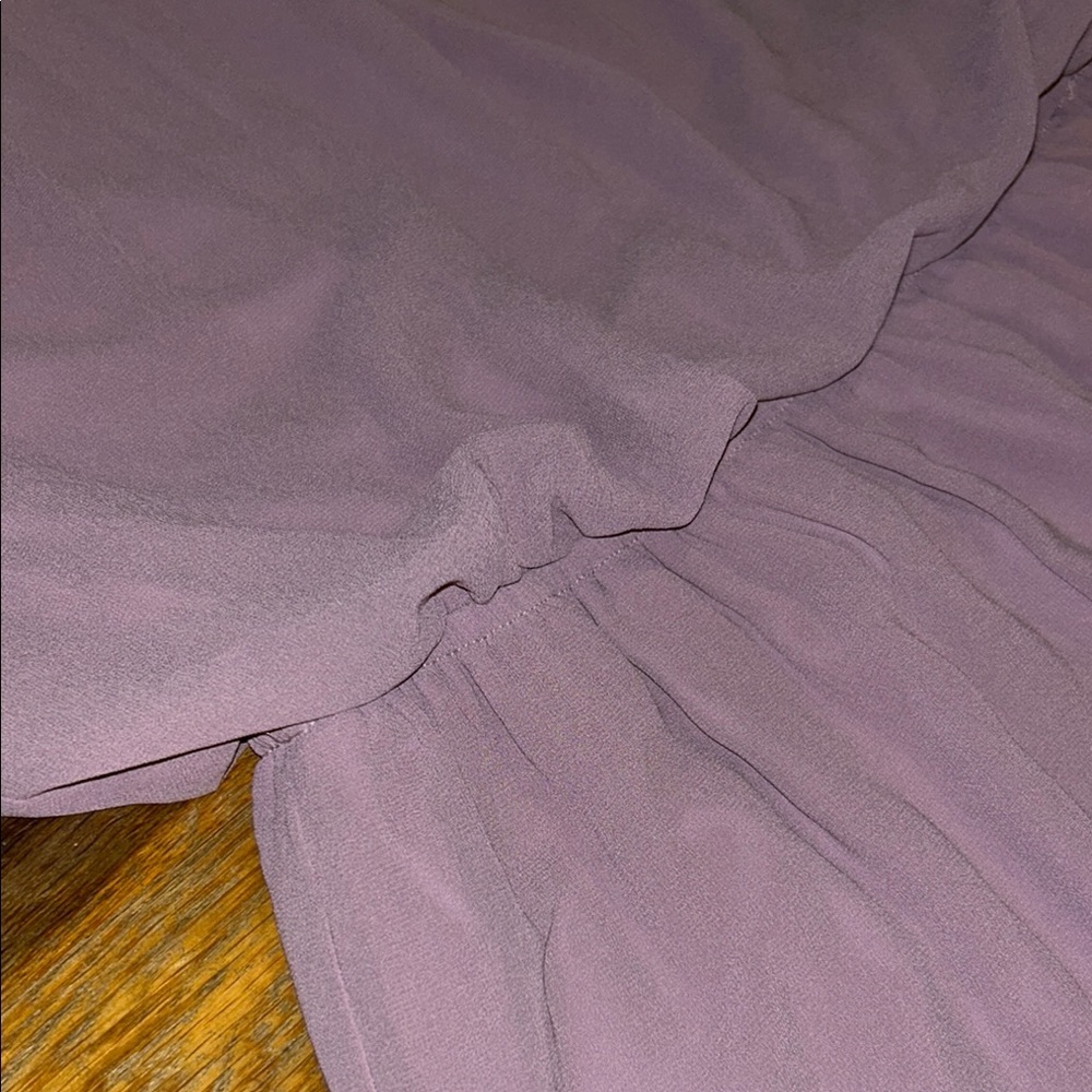 d n a couture Elegant Mauve Sleeveless Dress size 1X - Picture 4 of 8